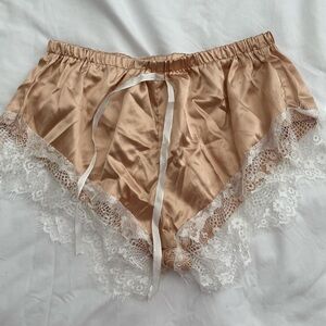 lace pj shorts